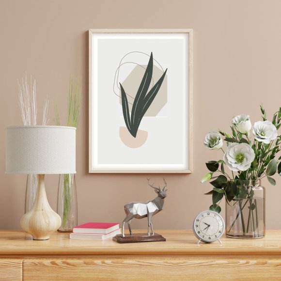 2/$35 Modern Minimalist Abstract Boho Wall Art Print Home Decor [No Frame] - Picture 2 of 6